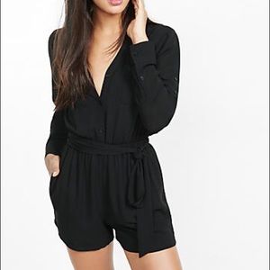Express Black Portofino Romper